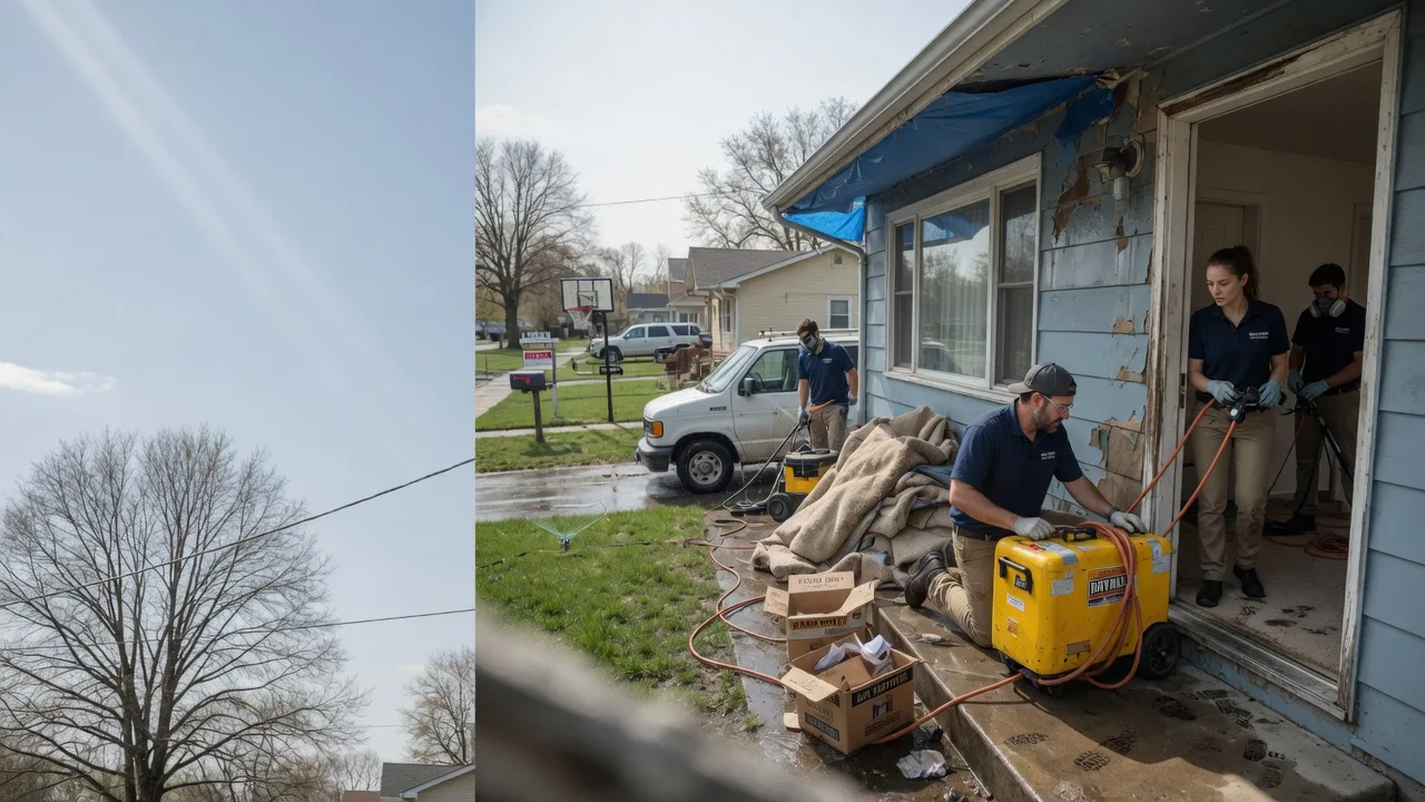 Basement Flood Cleanup in Buckley, IL near me